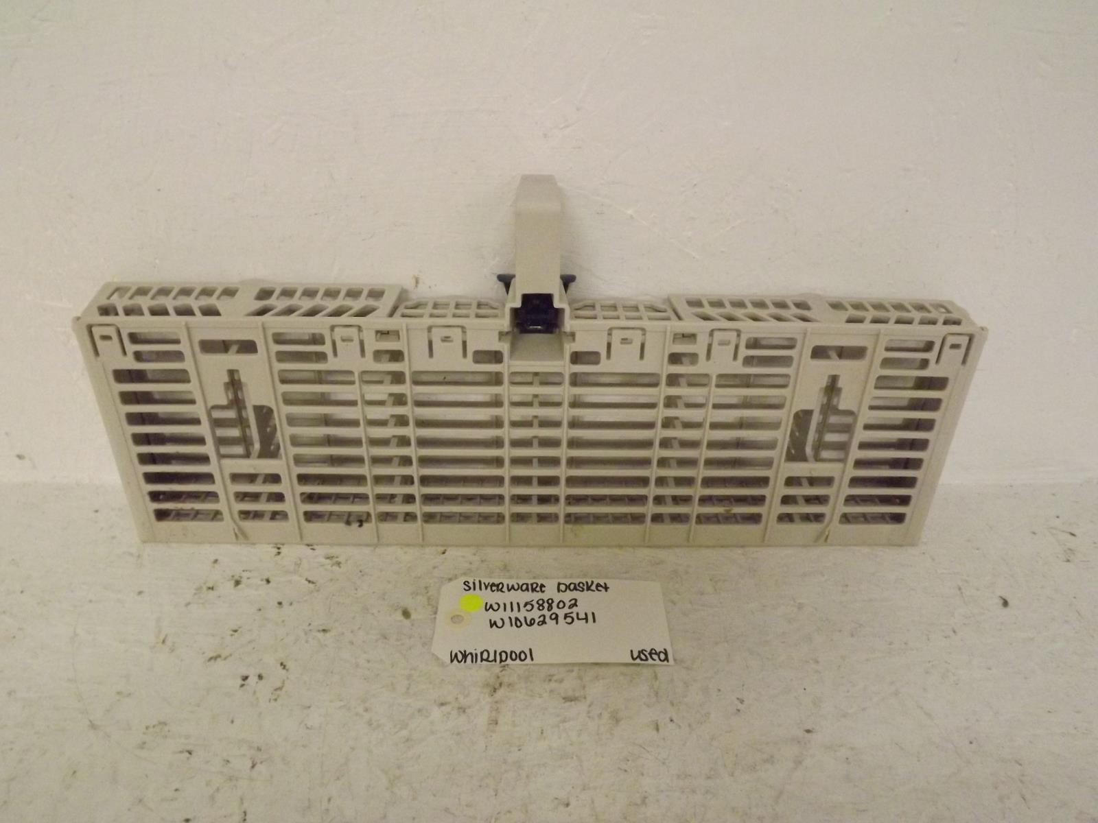 Whirlpool Dishwasher W11158802 W10629541 Silverware Basket Used Whirlpool Dishwasher W11158802 W10629541 Silverware Basket Used